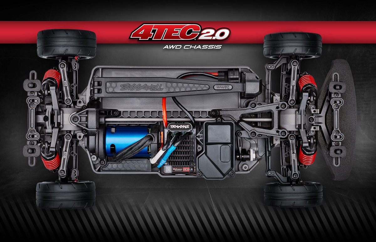 Traxxas podvozek 4-Tec 2.0 1:10 VX3 RTR