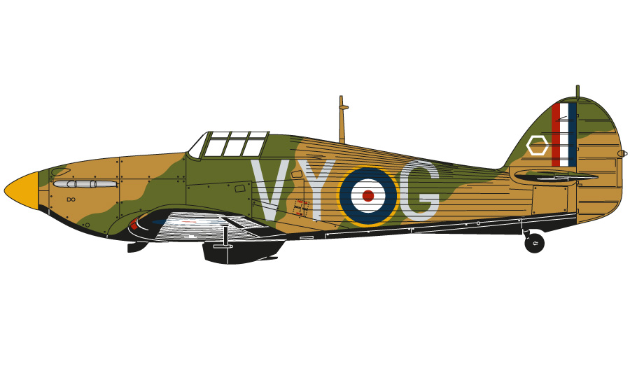 Hawker Hurricane Mk.1, 85. letka, Royal Air Force, Advanced Air Stricking Force, Lille-Seclin, Francie, Květen 1940