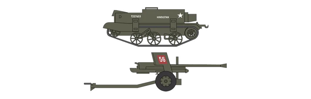 Bren Gun Carrier & 6 pdr AT Gun