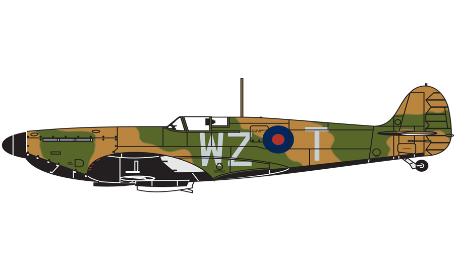 Supermarine Spitfire MkI No. 19(F) Squadron, Royal Air Force Duxford, UK, Srpen 1938