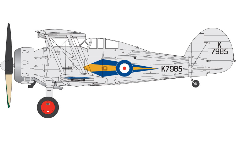 K7985 (L8032/G-AMRK) of the Shuttleworth Collection, Shuttleworth (Old Warden) Aerodrome, Bedfordshire, Aglie, 2012