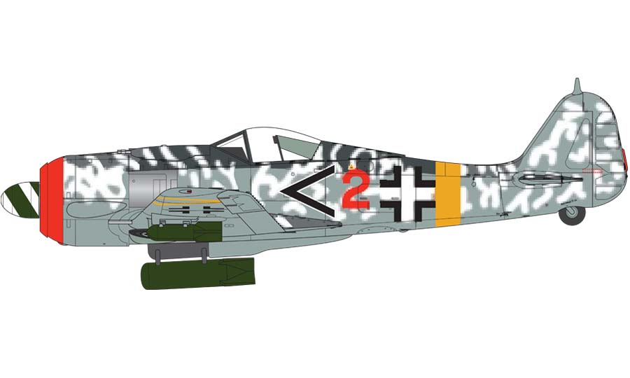 Focke-Wulf Fw 190 F-8, I/Schlachtgeschwader 2 Immelmann, Maďarko, 1945