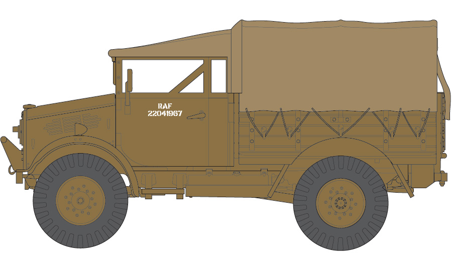 Bedford MWD, Late Version, Royal Air Force 1943