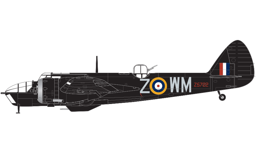 Bristol Blenheim MK.lVF, Wing Commander John William Maxwell Max Aitken, Commanding Officer 68. letky, Royal Air Force High Ercall, Shropshire, Anglie, 1941