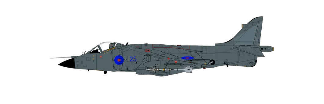 Bae Sea Harrier FRS.1 XZ459/25, HMS Hermes Air Group, 'Operation Corporate' South Atlantic, květen/červen 1982.