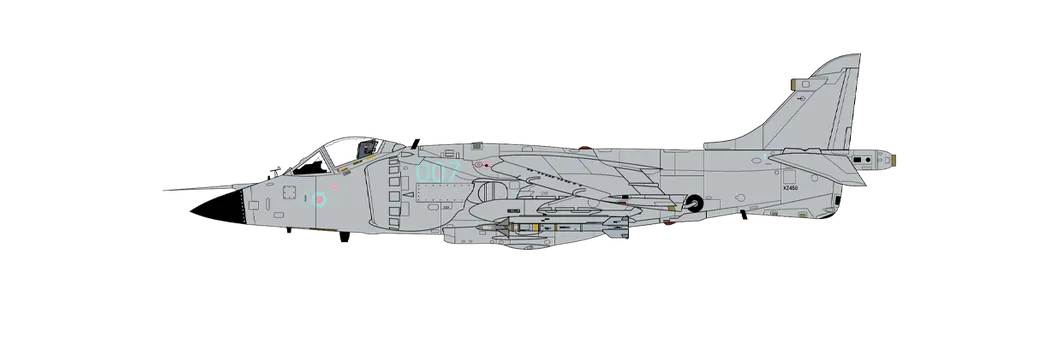 Bae Sea Harrier FRS.1 XZ458/007, HMS Invincible Air Group, 'Operation Corporate' South Atlantic, květen/červen 1982