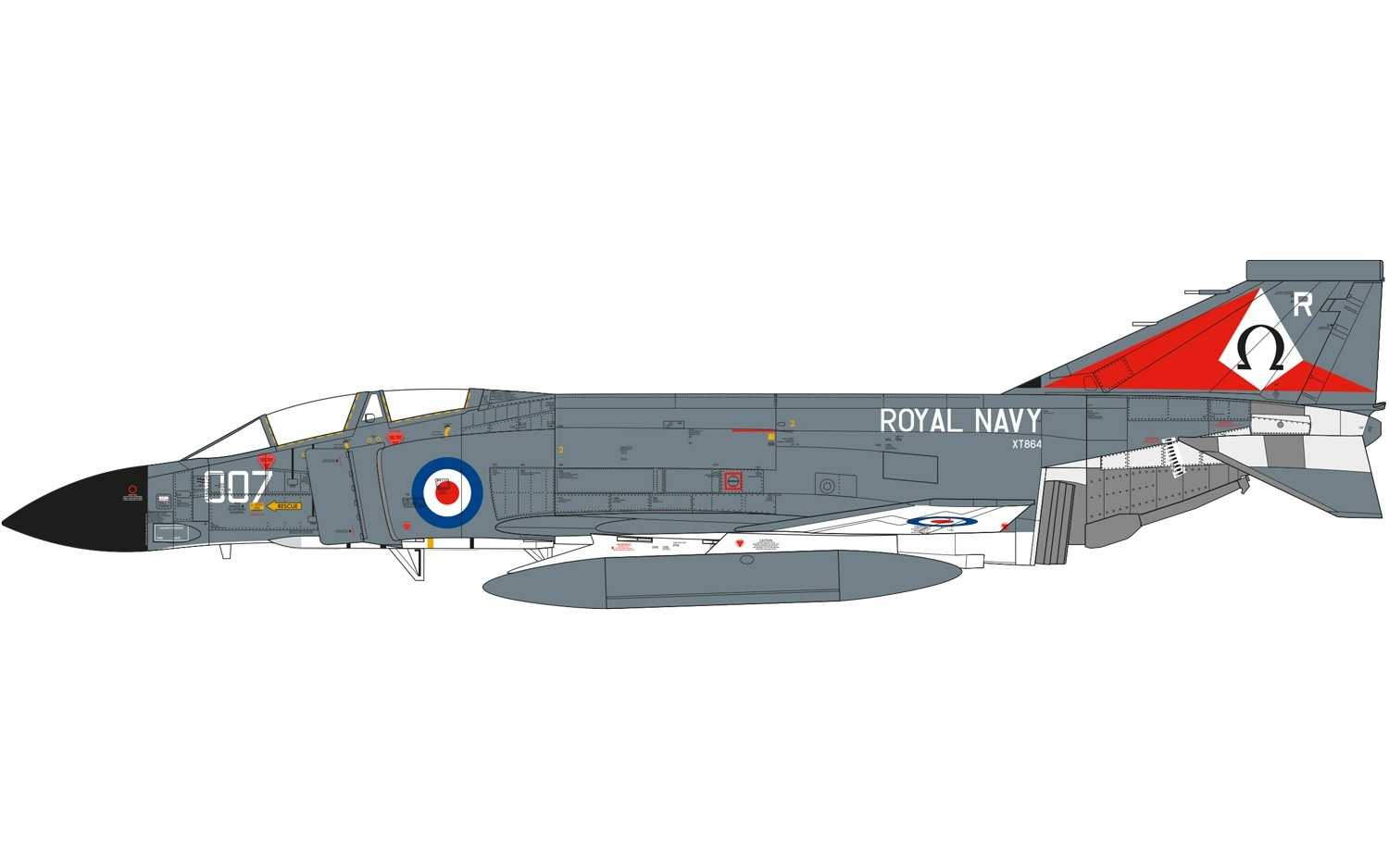 McDonnell Douglas Phantom, FG.1, No.892 Naval Air Squadron, HMS Ark Royal, November 1978