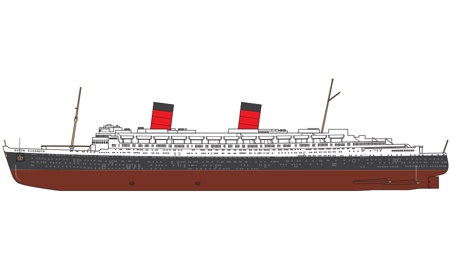 RMS Queen Elizabeth  1949 - 1968