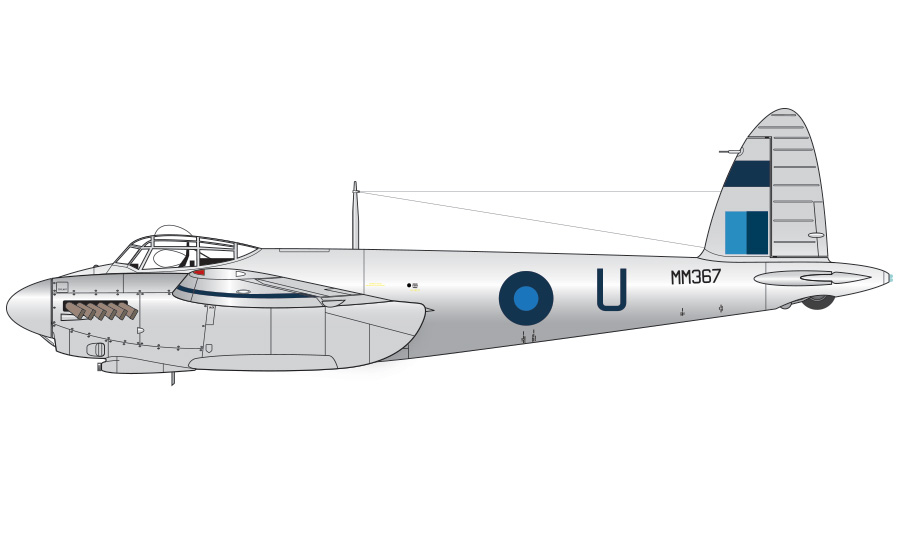 de Havilland Mosquito PR.XVI, 684. letka, RAF, Dum Dum, Indie