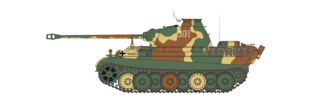 Panther AUSF.G Panzerkampfwagen V Panther AUSF G Reportedly attached to the 2nd Panzer Division, Cleryaux, Luxembourg, February 1945