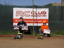 Václa Brož (vlevo) a velký konkurent Nik Bečvář (vpravo)