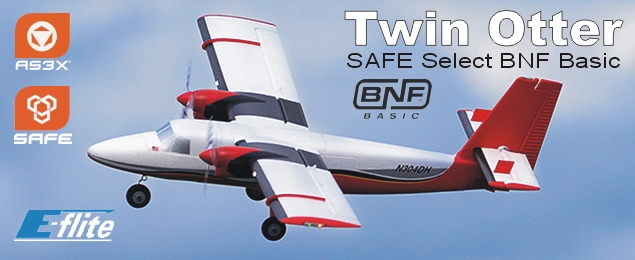 Twin Otter 0.45m SAFE Select BNF Basic