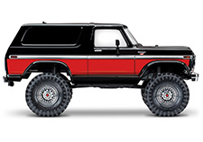 TRX-4 Bronco Side View (Red)