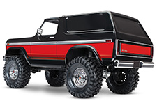 TRX-4 Bronco Rear 3-quarter View (Red)