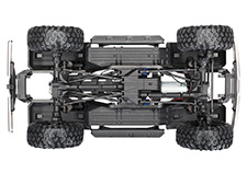 TRX-4 Bronco Chassis Underneath View