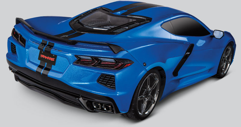 Three-Quarter View Blue