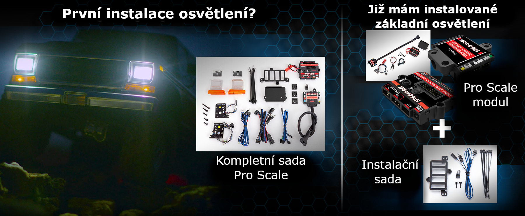 Pro-Scale osvětlení