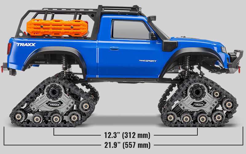 TRX-4 s pásovým podvozkem Traxx