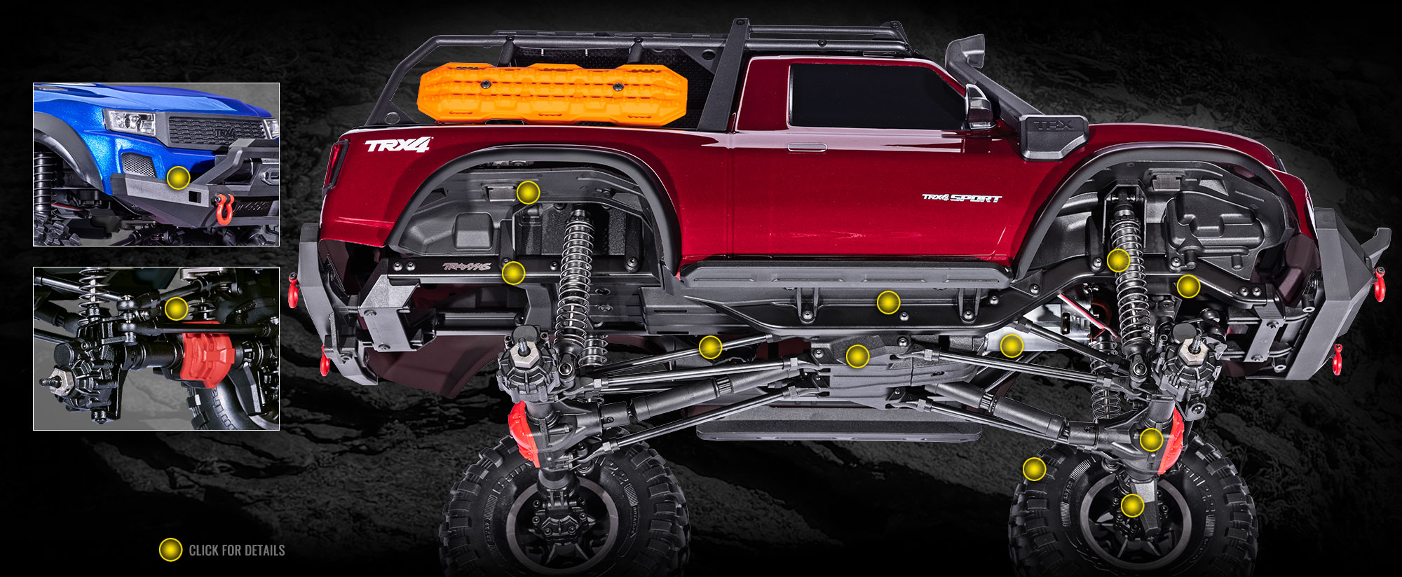 Traxxas TRX4 Sport High Trail Edition 4X4 RC Model Auta High Trail