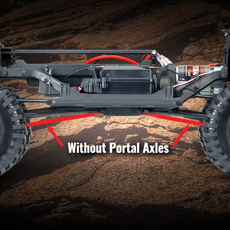 Raised Center Driveshafts and Suspension Links