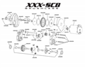 Losi XXX-SCB BL 1:10 2WD AVC | Převodovka