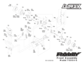 Traxxas Rally 1:18 4WD RTR | Front part