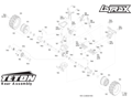 Teton 1:18 4WD RTR | Zadní část