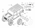 Axial SCX10III Jeep JLU Wrangler 4WD 1:10 Kit | Disky a pneumatiky