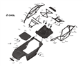 Axial Yeti 1:10 4WD Rock Racer Kit | Karosérie