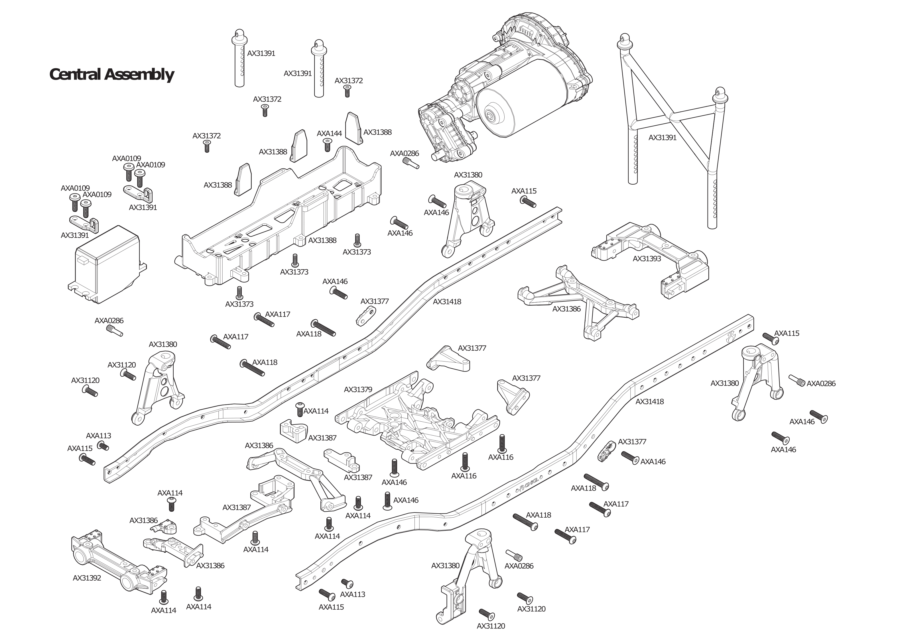 Axial shop scx10 parts
