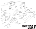 Blade 300 X | Šasi
