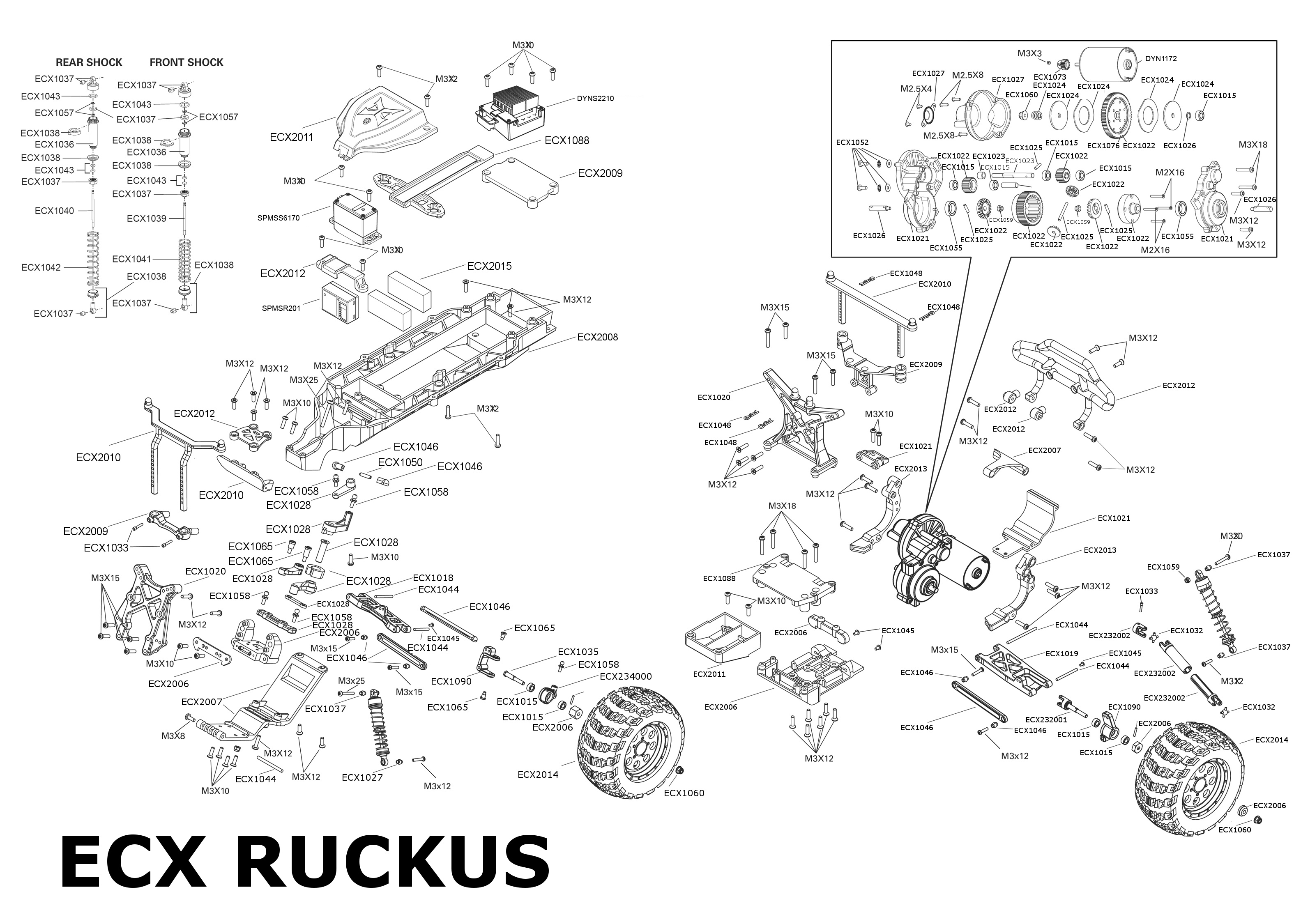 ecx ruckus parts