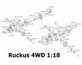 ECX Roost Desert Buggy 4WD 1:18 RTR | Pohon