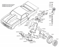 Losi 22S Dragster 1:10 69 Camaro RTR | Přední část