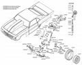 Losi 22S Dragster 1:10 69 Camaro RTR | Front part