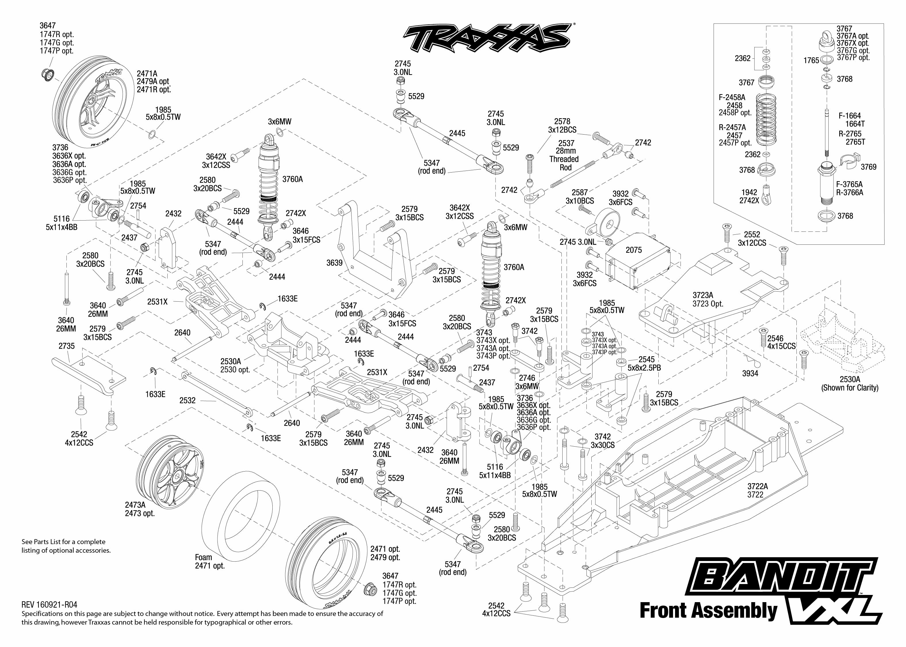 traxxas bandit accessories