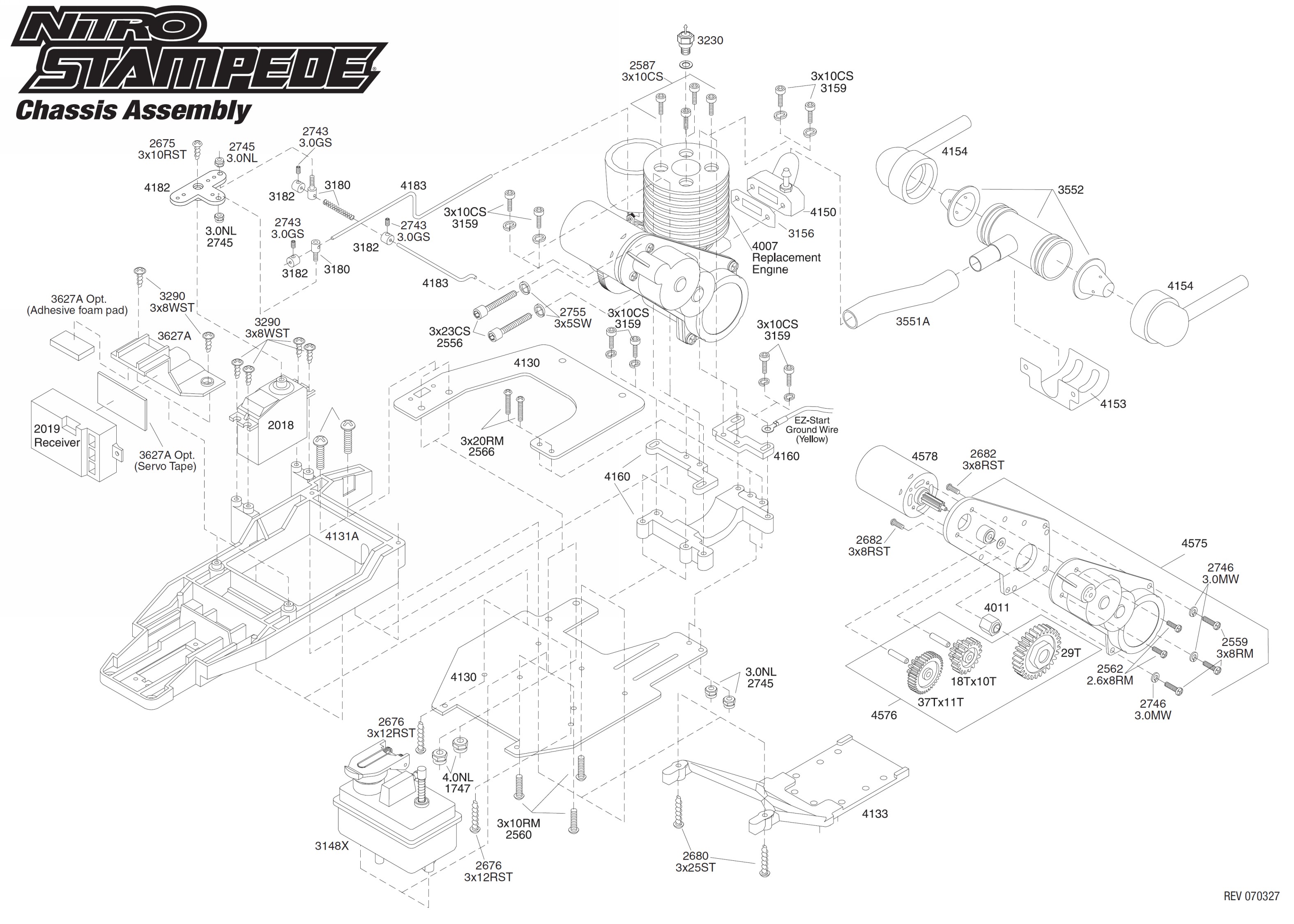 traxxas nitro parts