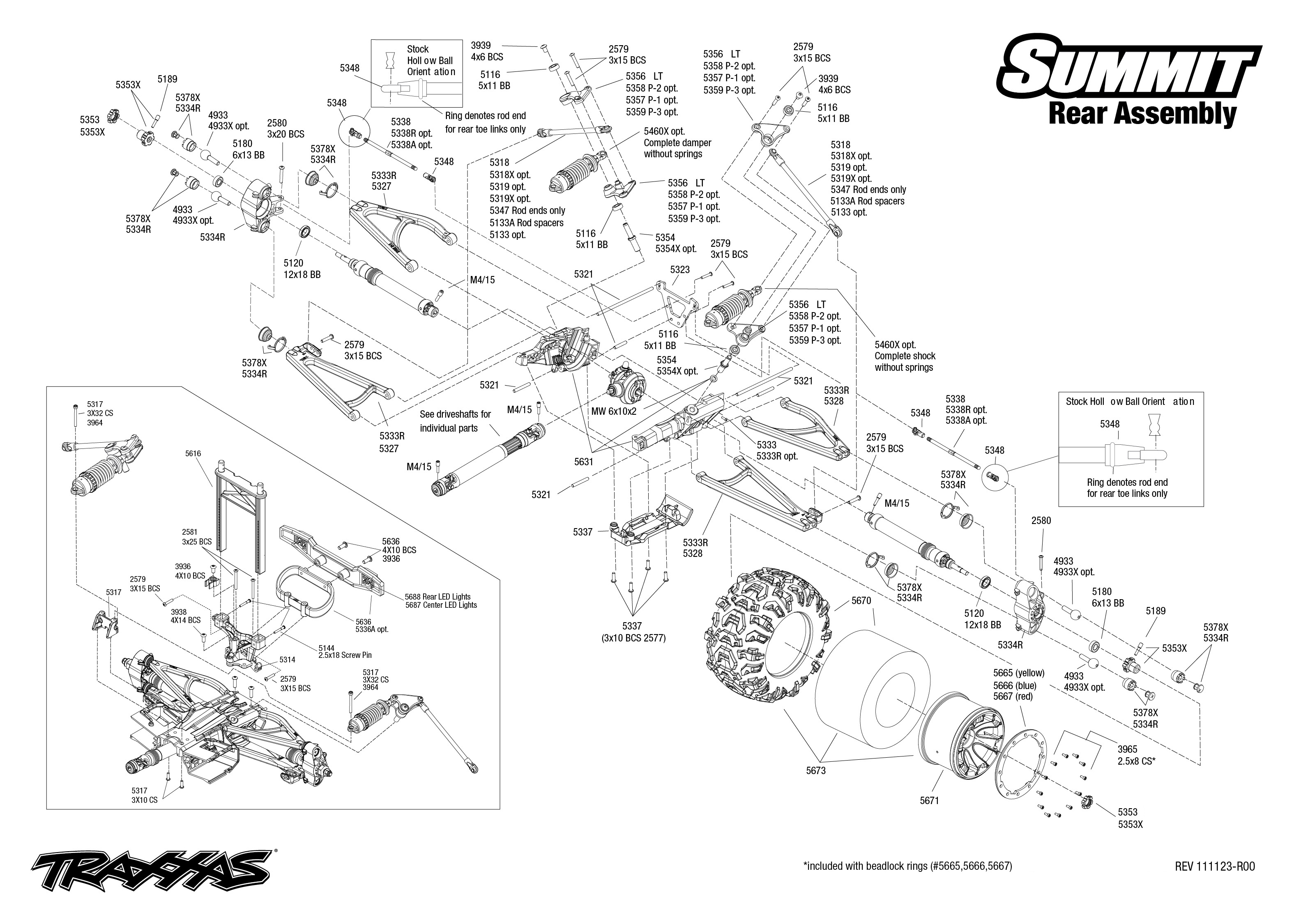 traxxas slash 4x4 parts diagram