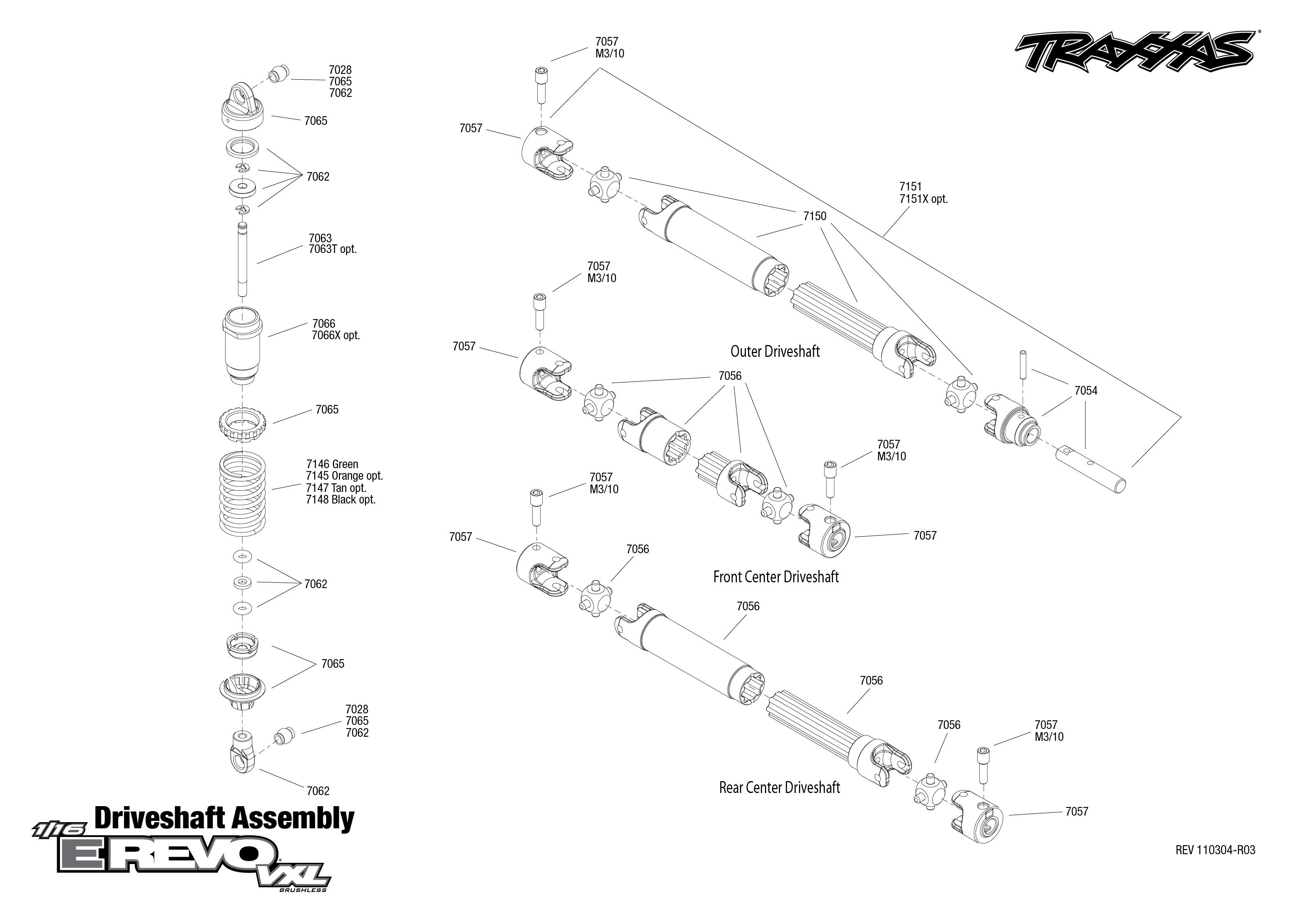 Assale Anteriore Completo Traxxas Heavy Duty – Ricambio Originale Per Modelli RC, Semiassi Pronti All'installazione