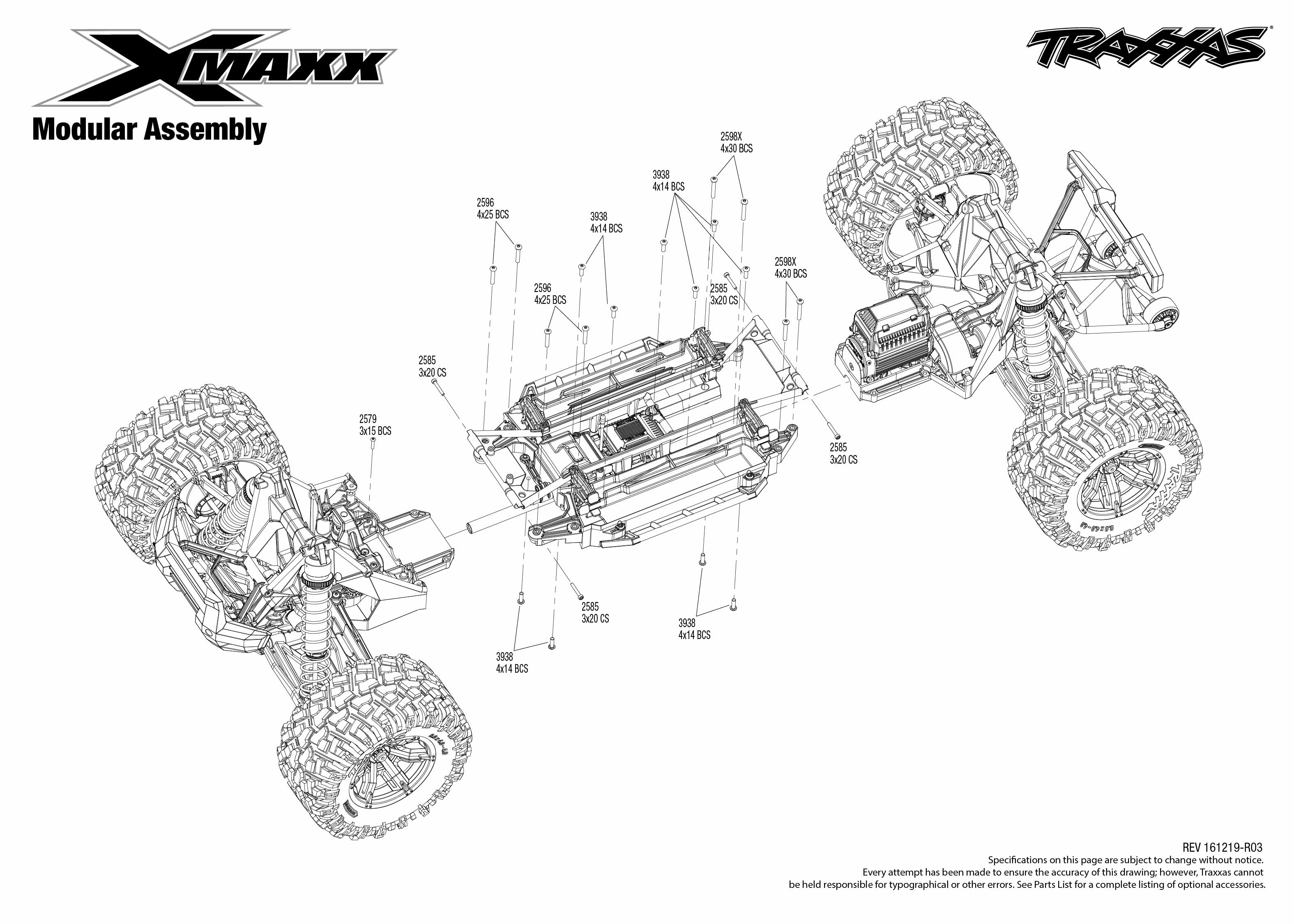 traxxas x maxx parts