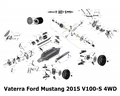 Vaterra Ford Mustang 1967 V100-S 1:10 4WD RTR | Chassis