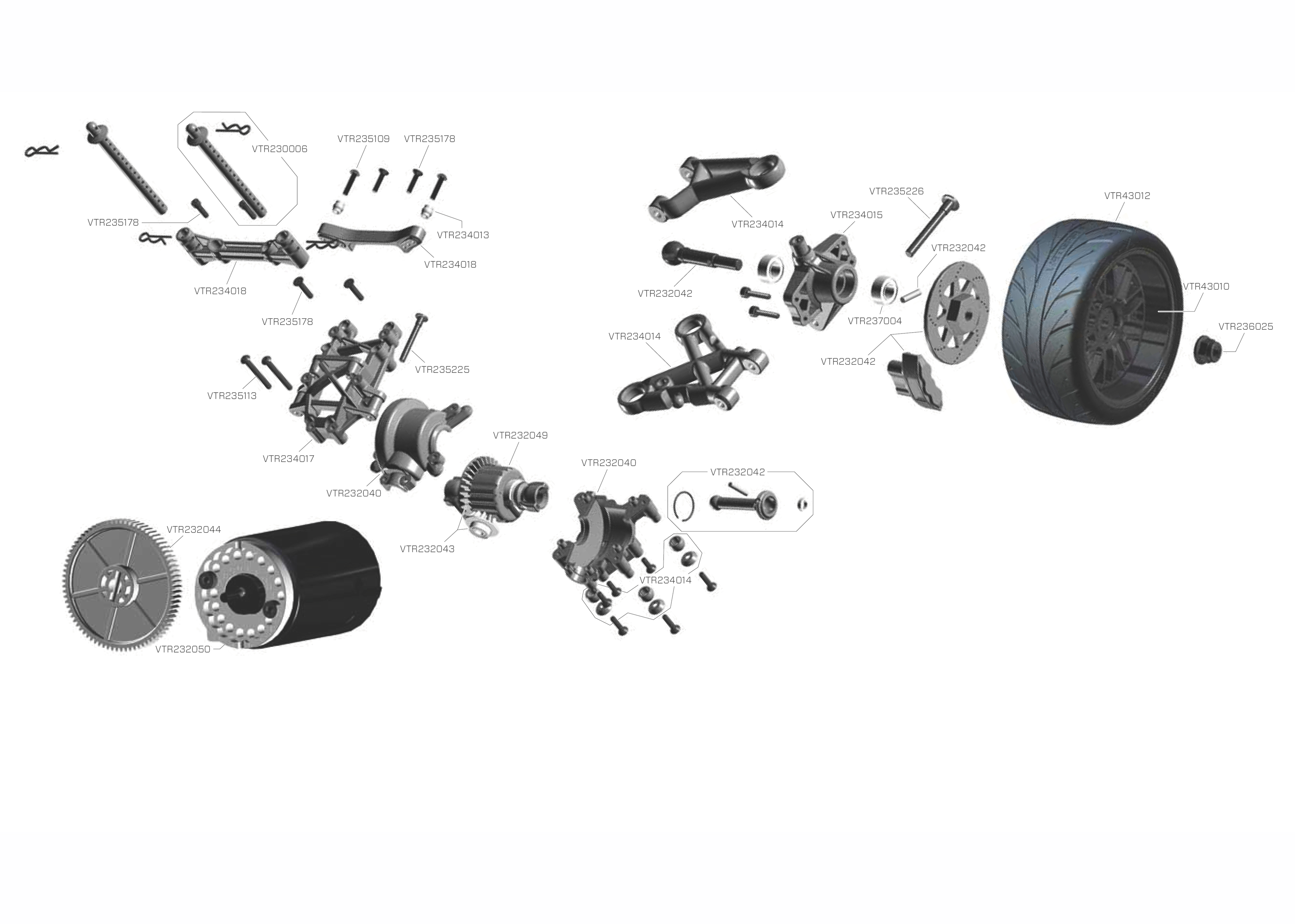 Vaterra shop v100 parts