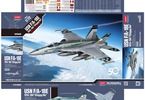 Academy McDonnell F/A-18E USN VFA-195 Chippy Ho (1:72)
