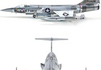 Academy Lockheed F-104C USAF Vietnam War (1:72)
