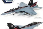 Academy Boeing F/A-18F USN VFA-154 Black Knight (1:72)