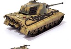 Academy King Tiger Henschel Turret (1:72)