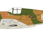 Plastikový model Airfix Classic Kit letadlo Curtis P-40B Tomahawk 1:72: Kamufláž
