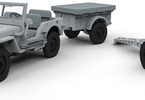Airfix Willys Jeep, Trailer a 6PDR Gun (1:72)