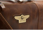 Antonio Leather Travel Bag Royal Class