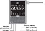 Spektrum přijímač AR610 DSM2/DSMX 6CH Sport